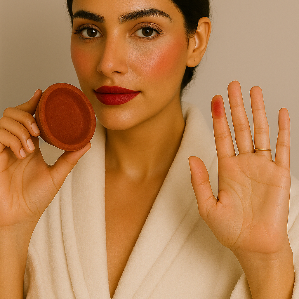 Moroccan Aker Fassi Clay Pot Lip and Cheek Tint